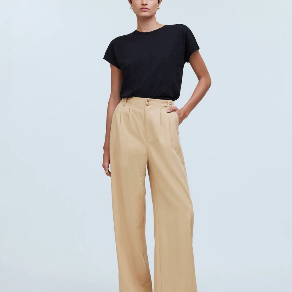 madewell Harlow pant in seed khaki